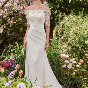 Rebecca Ingram by Maggie Sottero 7RD350 wedding Bridal 14 lace sleeves included